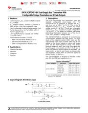 SN74LVC8T245DBRG4 数据规格书 1