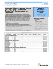 MPX5010DP Datenblatt PDF