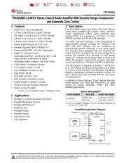 TPA2016D2RTJR Datenblatt PDF