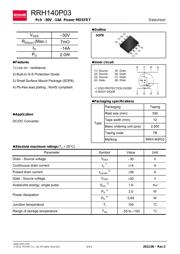 RRH140P03TB1 datasheet.datasheet_page 1