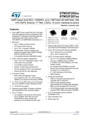 STM32F205RGT6V Datenblatt PDF