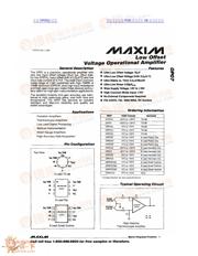 OP07AJ datasheet.datasheet_page 1