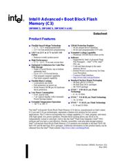 JS28F320C3BD70 Datenblatt PDF