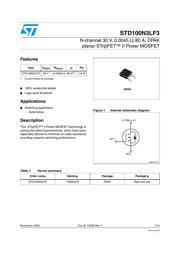 STD100N3LF3 datasheet.datasheet_page 1