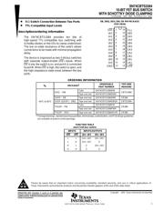 SN74CBTS3384DBR 数据规格书 1