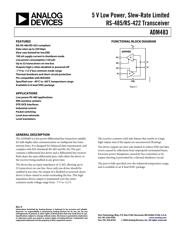 ADM483JRZ Datenblatt PDF