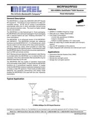 MICRF022YM-FS48-TR 数据规格书 1