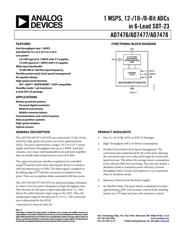 AD7476ARTZ datasheet.datasheet_page 1