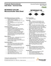 MC9S12E128MFUE 数据规格书 1