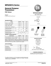 MPS2907ARLG Datenblatt PDF