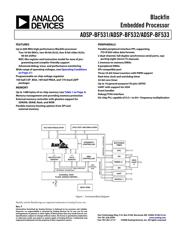 ADSP-BF531SBST400 数据规格书 1