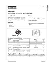 FDC640P_F095 datasheet.datasheet_page 2