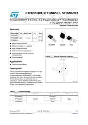 STF6N65K3 datasheet.datasheet_page 1