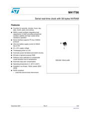 M41T56M6 datasheet.datasheet_page 1