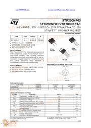 STB200NF03 datasheet.datasheet_page 1