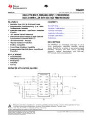 TPS40077EVM-001 datasheet.datasheet_page 1