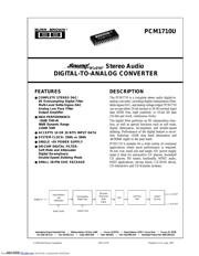 PCM1710 datasheet.datasheet_page 1