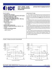 74FCT162652CTPA datasheet.datasheet_page 1