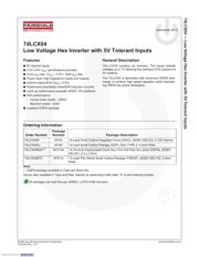 74LCX04MTC datasheet.datasheet_page 2