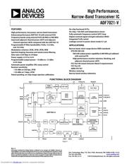 ADF7021-VBCPZ datasheet.datasheet_page 1