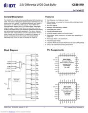 ICS854110AYILF datasheet.datasheet_page 1