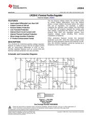 LM330T-5.0/NOPB 数据规格书 1