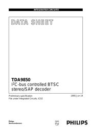 TDA9850 datasheet.datasheet_page 1