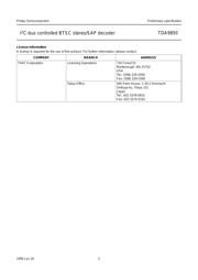 TDA9850 datasheet.datasheet_page 3