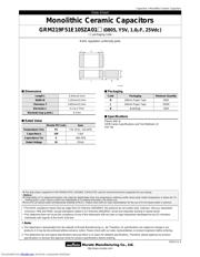 GRM219F51E105ZA01K 数据规格书 1