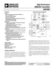 AD9389B 数据规格书 1