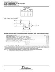 CD74HCT573DBR datasheet.datasheet_page 2