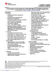 CC2530ZDK-ZNP-MINI datasheet.datasheet_page 1