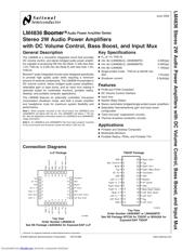 LM4836MTE 数据规格书 1