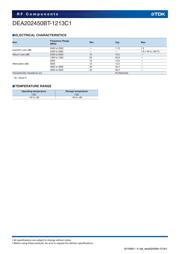 DEA202450BT-1213C1 数据规格书 3