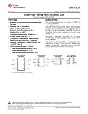 74LVC1G175DBVRE4 datasheet.datasheet_page 1