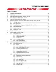 W25X10CLSNIG 数据规格书 2