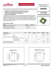 DR4000 数据规格书 1