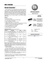 MC14022BDR2G Datenblatt PDF