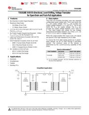 TXS0108EZXYR Datenblatt PDF