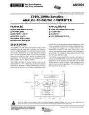 ADS804E/1K 数据规格书 1