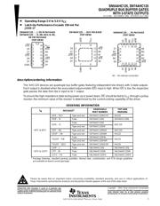 SN74AHC125 数据规格书 1