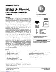 NB100LVEP224 datasheet.datasheet_page 1