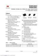 M29W128GL70N6E Datenblatt PDF