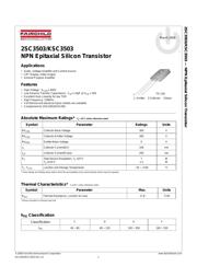 KSC3503DSTU Datenblatt PDF
