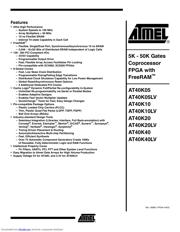 AT40K20-2DQI datasheet.datasheet_page 1