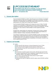 LPC1347FHN33,551 Datenblatt PDF