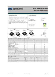 AOD7N60 datasheet.datasheet_page 1