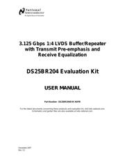 DS25BR204EVK/NOPB datasheet.datasheet_page 1