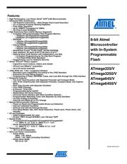 ATMEGA325V-8AU Datenblatt PDF