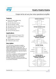 TS974 datasheet.datasheet_page 1